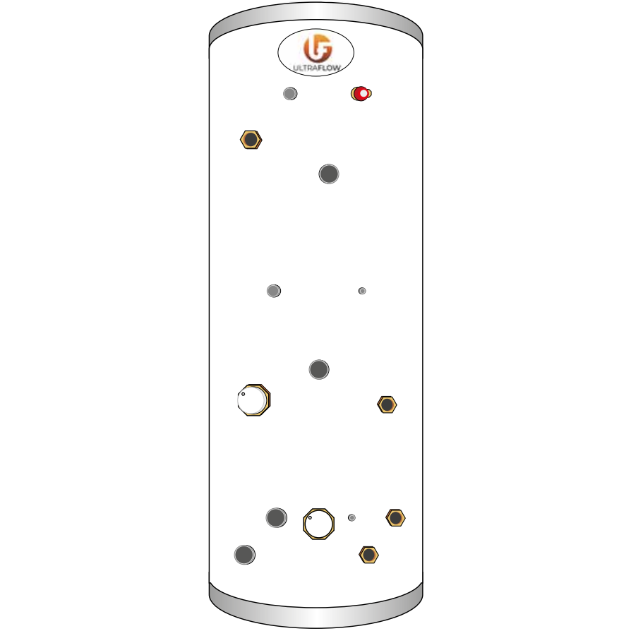 Ultraflow Heat Pump Buffer Combo Cylinders
